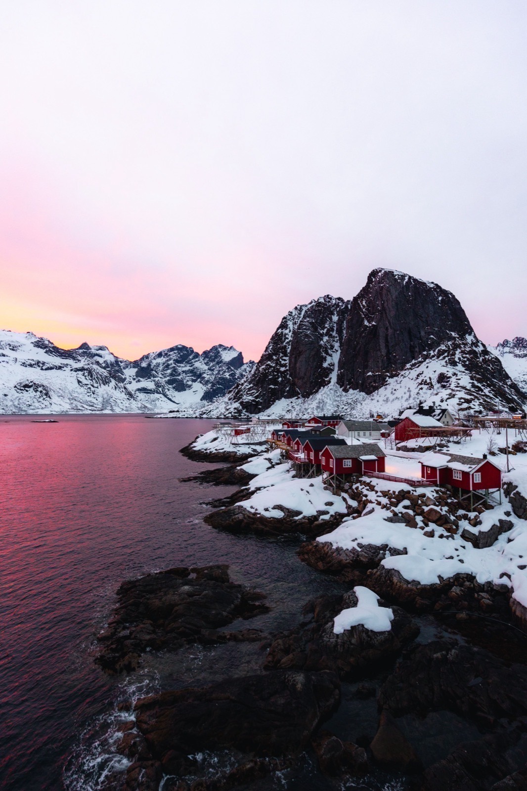 Lofoten Winter Peaks, Lofoten Islands, Norway